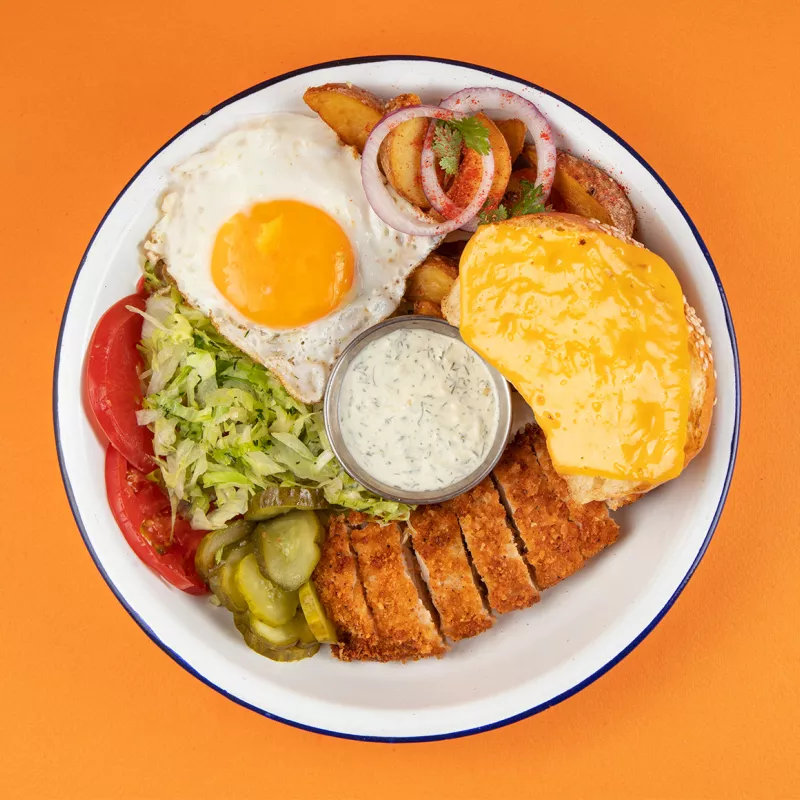 Ланч-тарелка с курицей